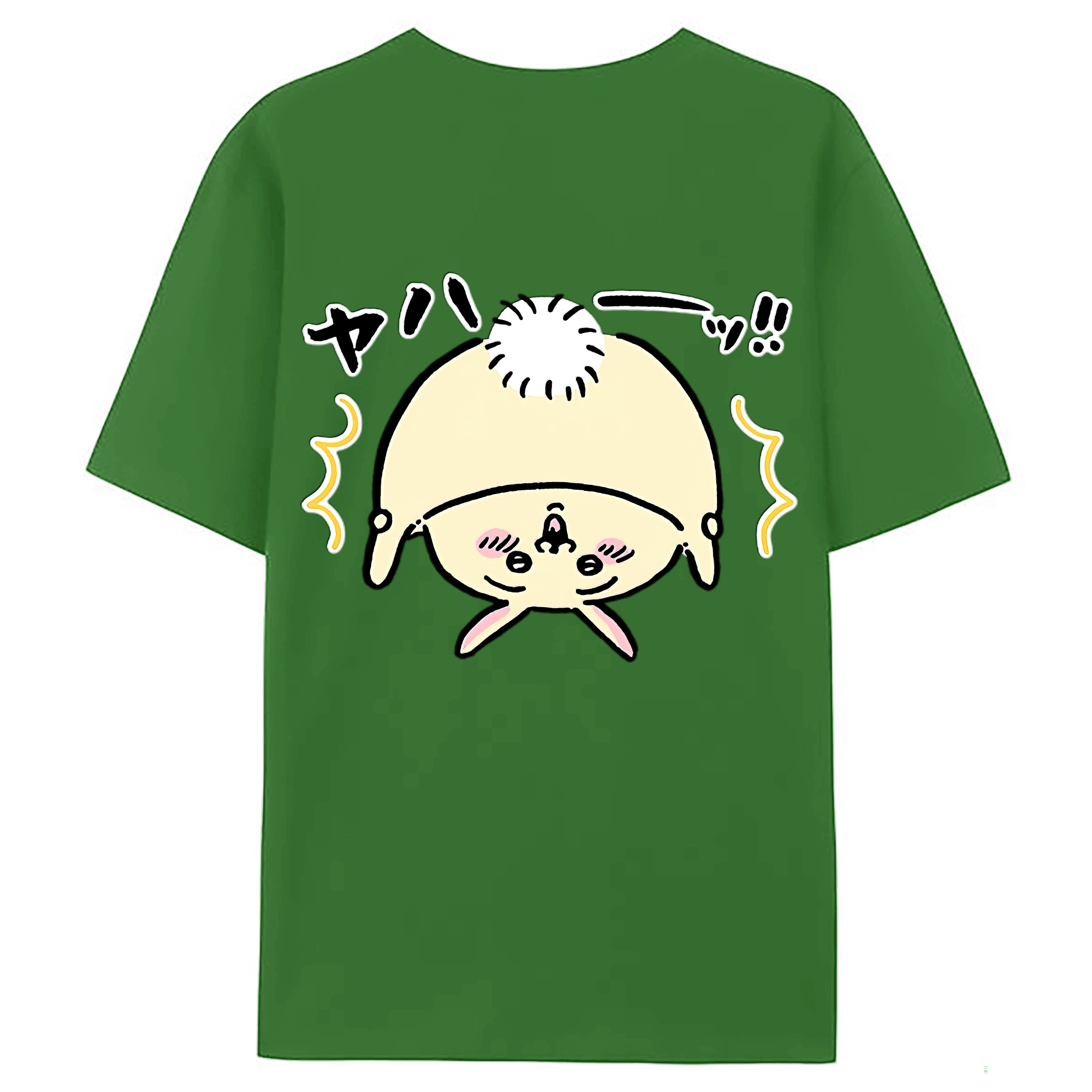 （画像用） ちいかわ うさぎ Chii-kawa usagi レディース半袖Tシャツ(バックプリント)